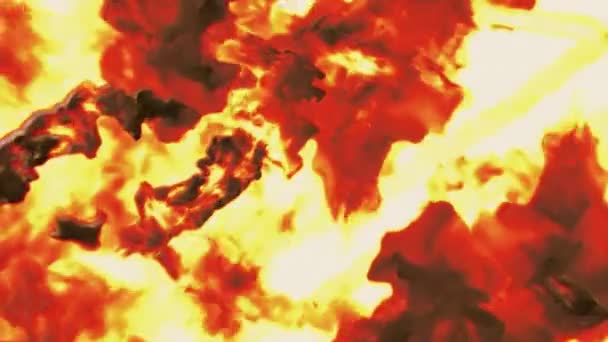 Particules sombres sur fond blanc, animation 3D, boucle 