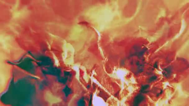 Fluctuaciones de aire con polvo abstracto, animación de partículas, bucle — Vídeos de Stock