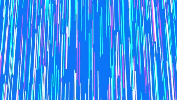 Pluie abstraite sur bleu 