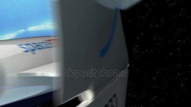 Hayali spaceplane Neptün uçar