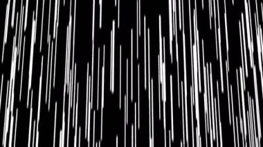 Soyut yağmur, siyah arka plan üzerinde sorunsuz döngü 3d animasyon.