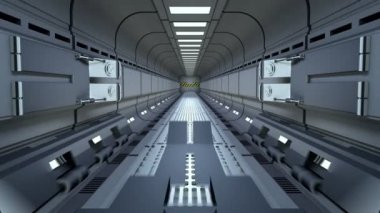 Cıva arka plan üzerinde. Kamera tünel ve uçan dışında uçar uzay istasyonu kapı, yeşil ekran, 3d animasyon. Gezegen dokusuna grafik editörü fotoğraf ve diğer görüntüleri olmadan oluşturuldu.