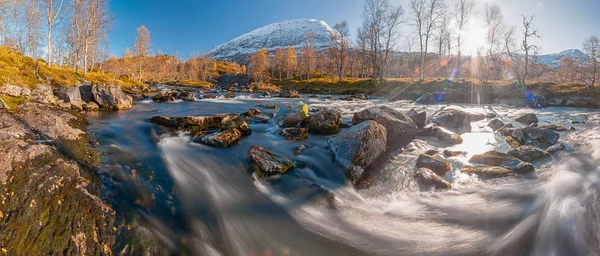 Norvég őszi táj — Stock Fotó