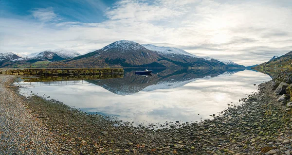 Paisagem de outono norueguesa — Fotografia de Stock