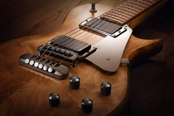 Corpo da guitarra elétrica personalizada — Fotografia de Stock