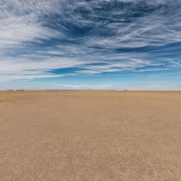 圣伊格纳西奥泻湖的沙漠海岸 — 图库照片