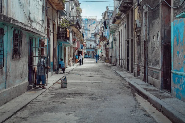 Havanna Kuba 2019 Március Mindennapi Élet Havanna Utcáin — Stock Fotó