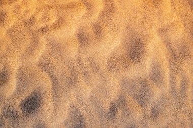 Plaj kum doku üstten görünüm üzerinde geri al