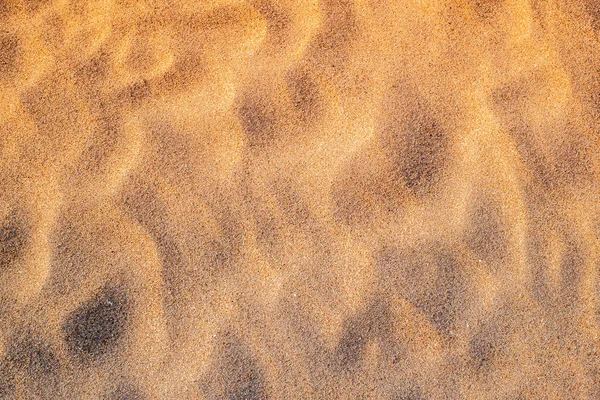 Het Strand Zand Textuur Bovenaanzicht Met Unset — Stockfoto