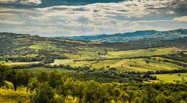 Aldeia Vale Valea Plopului Aldeia Município Prahova Roménia — Fotografia de Stock