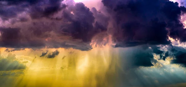 Thunder Storm Heavy Rain — Stock Photo, Image