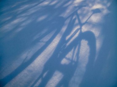 karda Bisiklet siluet