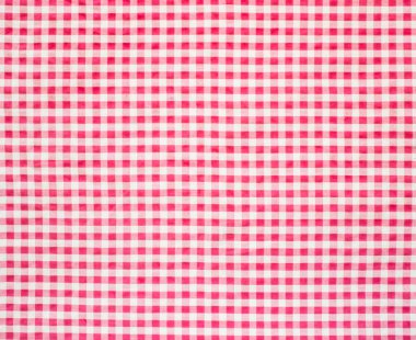 kırmızı ve beyaz gingham masa örtüsü