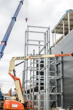 AVM Festivali Centrum şantiyesinde işçiler işlerini bitirdiler
