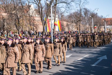 Romanya Ulusal Günü 'nde Askeri Yürüyüş