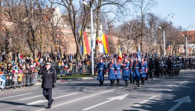 Romanya Ulusal Günü 'nde Askeri Yürüyüş