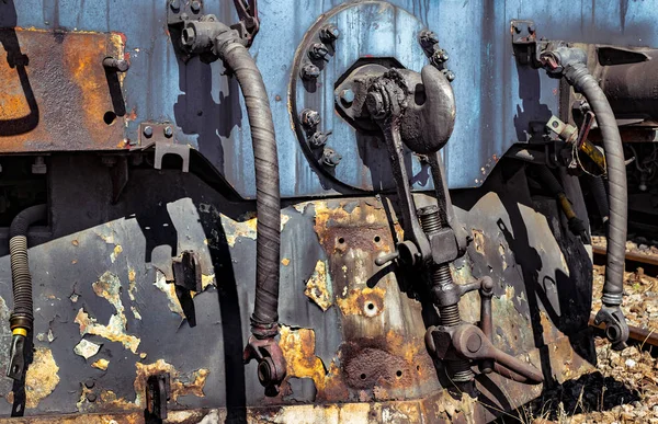 Altes Lokomotivkupplungssystem — Stockfoto