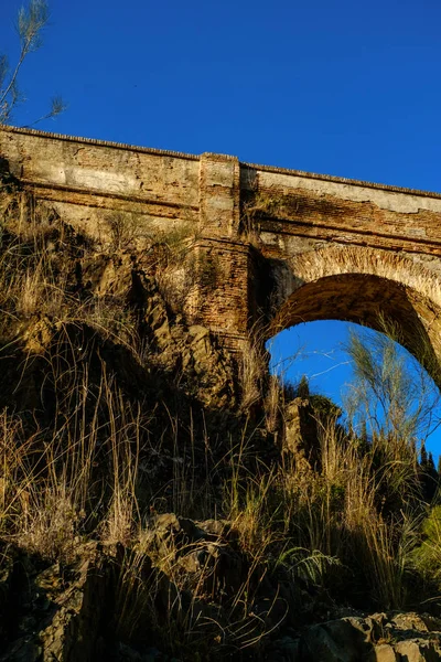 Aquaduct Arroyo de Don Ventura — Stok fotoğraf
