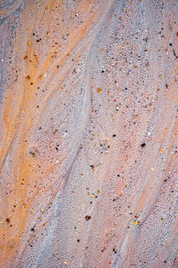 Kaolin madeninde soyut renk kum dokusu