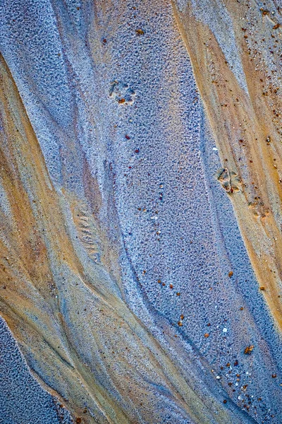 Texture Sabbia Colore Astratto Alla Miniera Caolino — Foto Stock