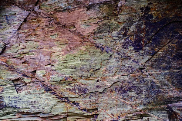 Soyut Çok Renkli Taş Katmanları — Stok fotoğraf