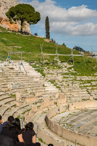 Atene Grecia Febbraio 2020 Rovine Del Partenone Sull Acropoli 447 — Foto Stock