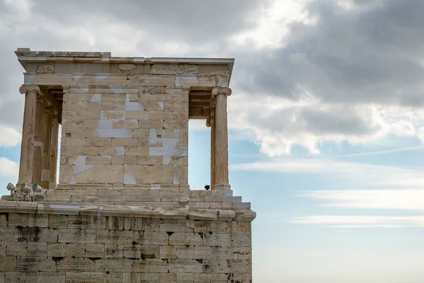 Atenas Grecia Febrero 2020 Ruinas Del Partenón Acrópolis 447 Atenas — Foto de Stock