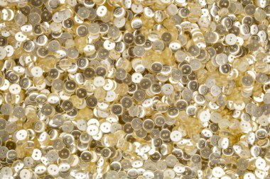 Bir sürü inci beyazı plastik düğme arkaplan