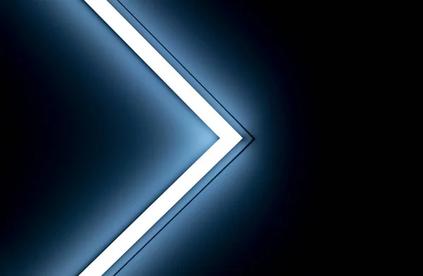 Luzes Néon Fundo Abstrato Linhas Brilhantes Azul Triangular — Fotografia de Stock