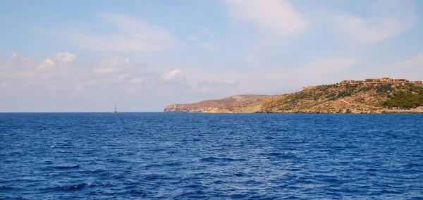 Vue Sur Côte Sud Île Gozo Malte — Photo