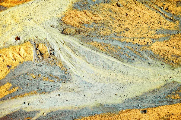 Abstract Color Sand Texture Kaolin Mine — Stock Photo, Image