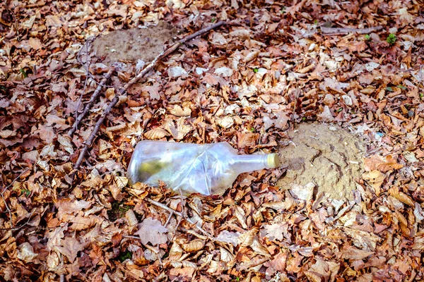 Concepto Contaminación Ambiental Por Productos Vida Humana Basura Los Residuos —  Fotos de Stock