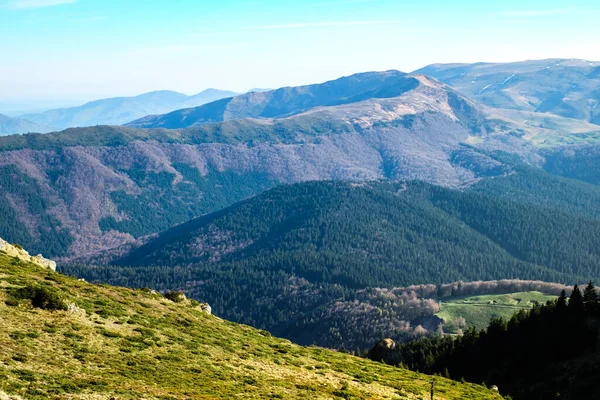 Gunung Panorama Dari Bratocea Ridge Ciucas Mountains Brasov County Romania — Stok Foto