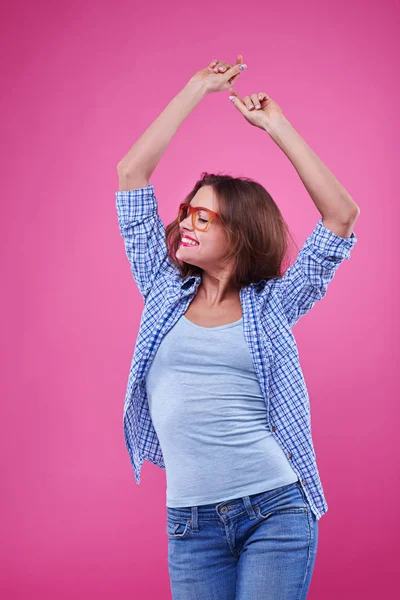 Young girl having fun — Stock Photo, Image