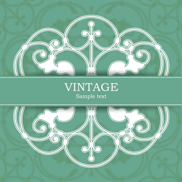 Background with a pattern vintage style — Stock Vector