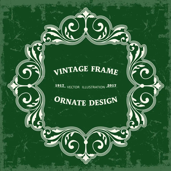 Cadre dans un style vintage — Image vectorielle