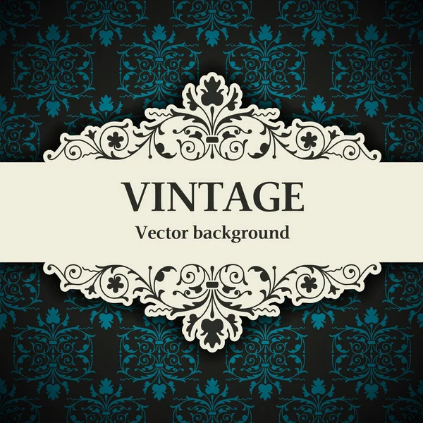 Vintage meghívó — Stock Vector