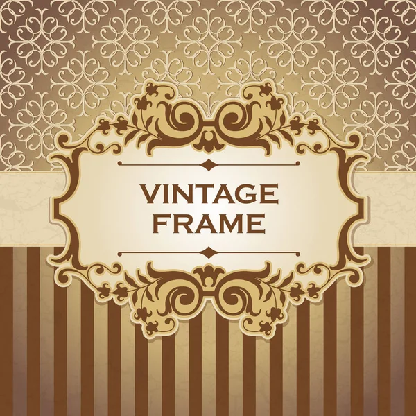 Vintage meghívó — Stock Vector