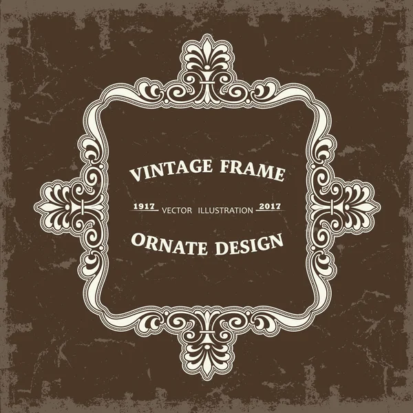 Cadre de style vintage — Image vectorielle