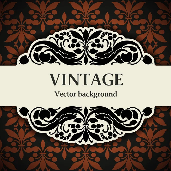 Vintage stijl frame — Stockvector