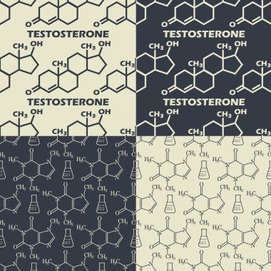 Kimyasal formüller sorunsuz doku kümesi