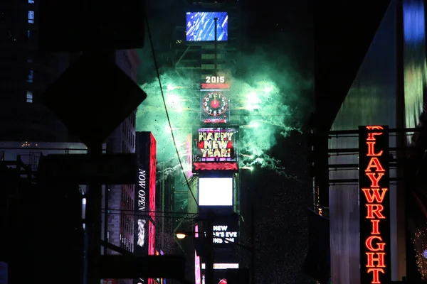 New Years Eve in Nyc 2015 — Stockfoto