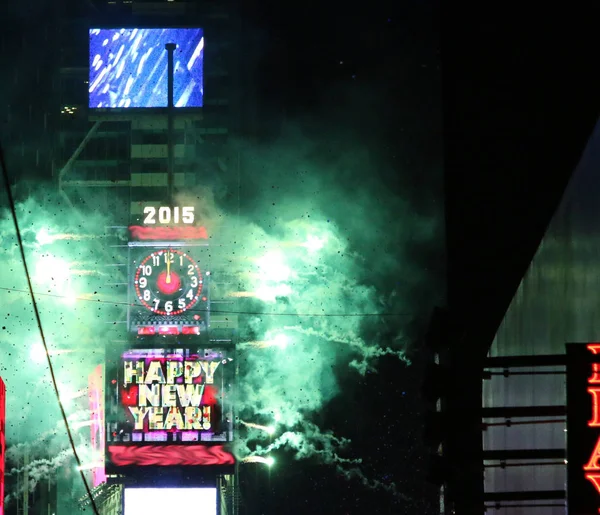 Happy New Year Times Square 2015 — Stock Photo, Image