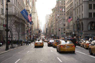 New York şehri sokak manzarası