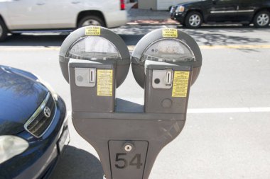 Yol kenarında park metre