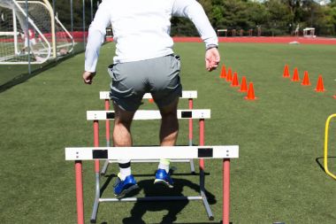 Bay lise atlet Engelli üzerinde sınırlayıcı