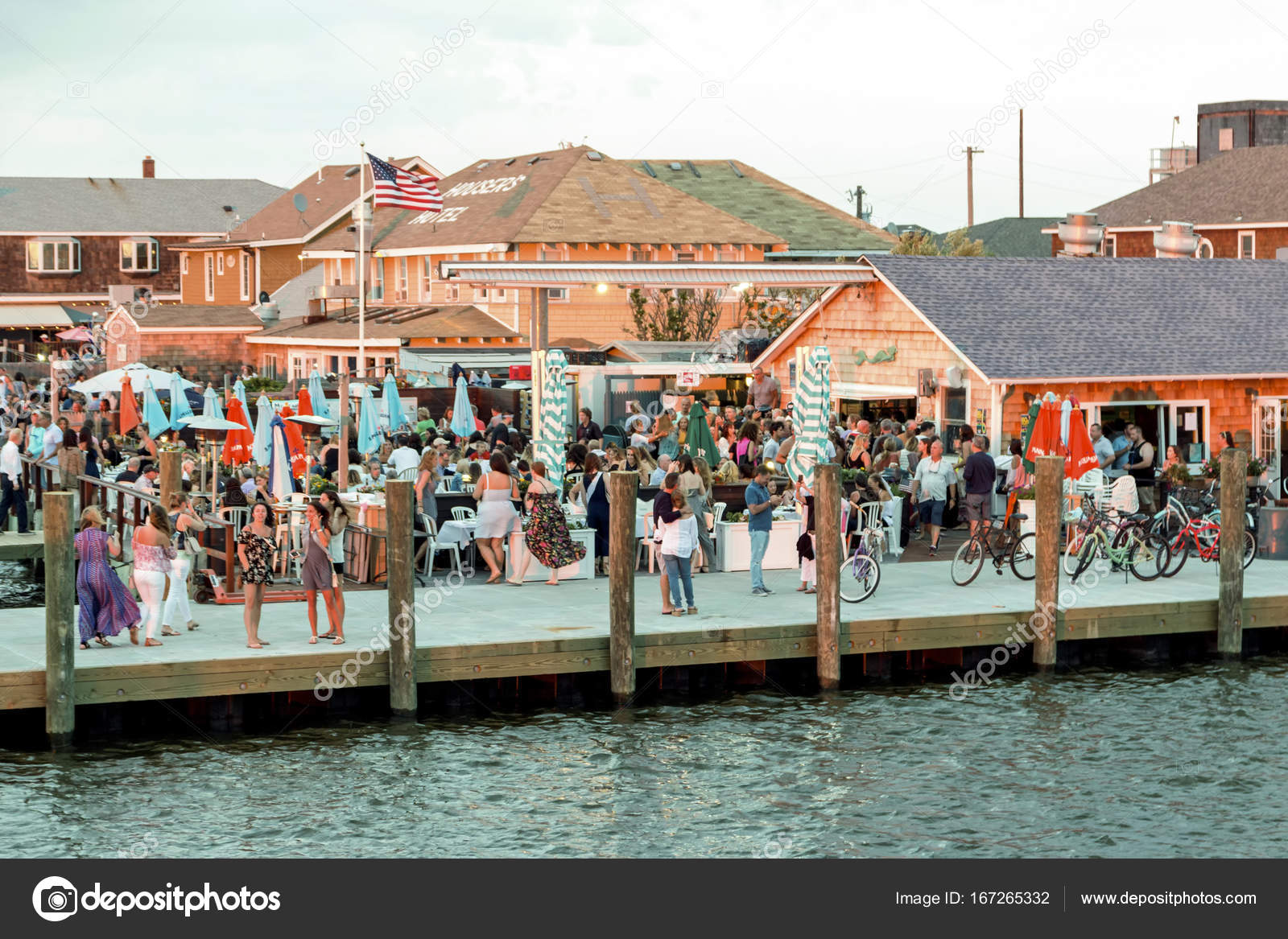 Ocean Beach Dock On Saturday Evening After The 4th Of July
