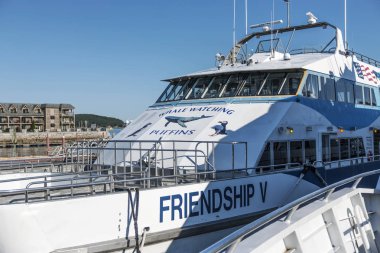 The Friendship V Whale watching tour boat clipart