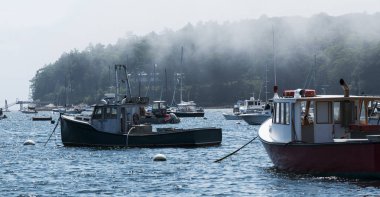 Maine sisli bir limanda