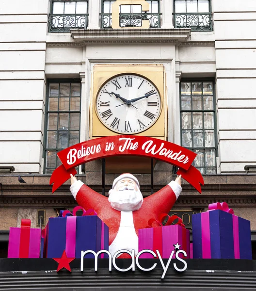 New York City New York Usa December 2019 Kerstman Decoratie — Stockfoto